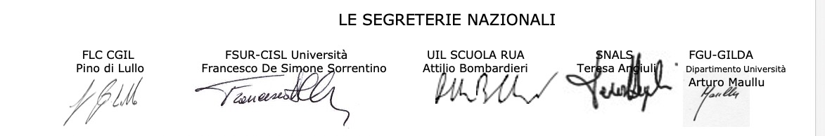 firme-segreterie-nazionali Comunicato Sindacale Unitario - Criticità Policlinico di Messina - Nota del Rettore di Messina prot. n. 0103891/2021 -.